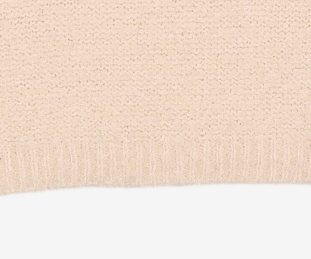 미쏘(MIXXO) 라운드 부클 스웨터 MIWKAAV17T S