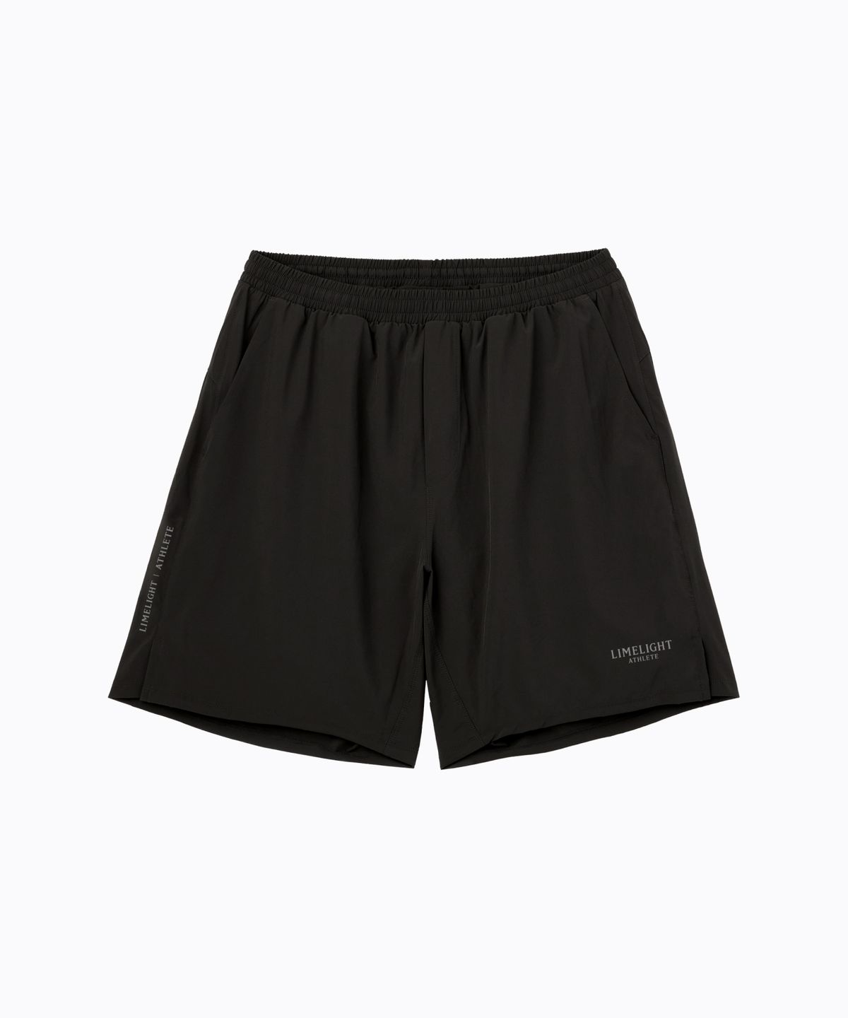 라임라잇 어패럴(LIMELIGHT APPAREL) 애슬릿 스몰 로고 라이너 쇼츠 (블랙/그레이)