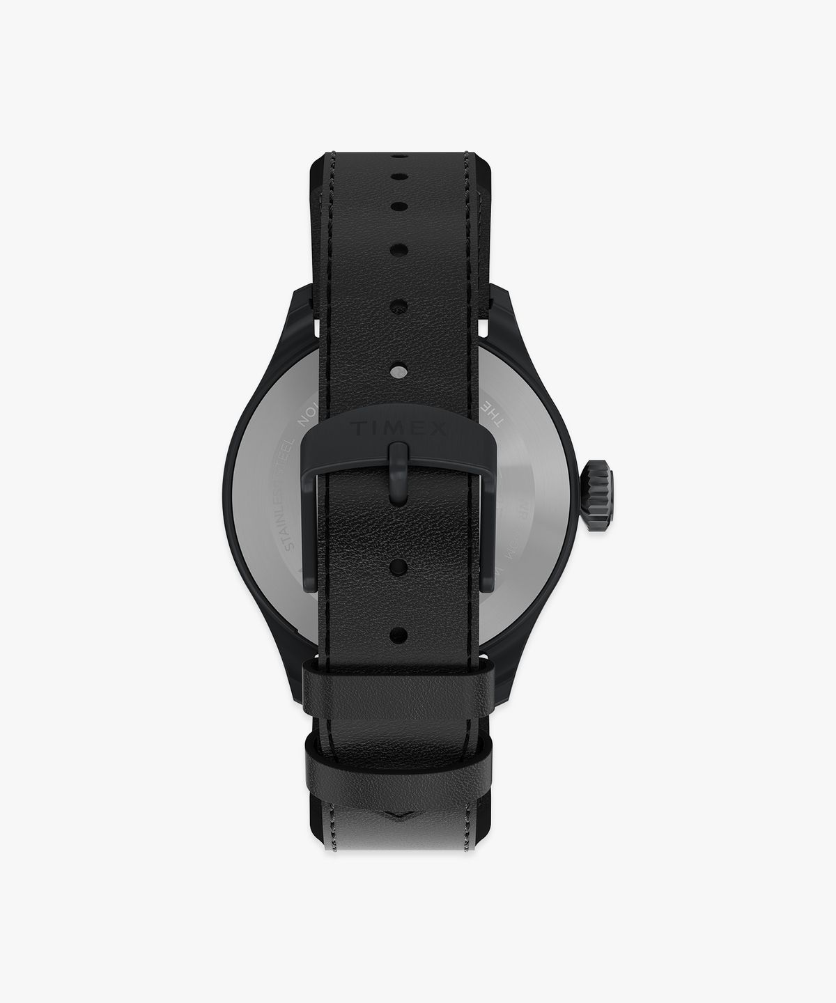 타이맥스(TIMEX) 워터베리 에이스 가죽스트랩 블랙워치 41mm