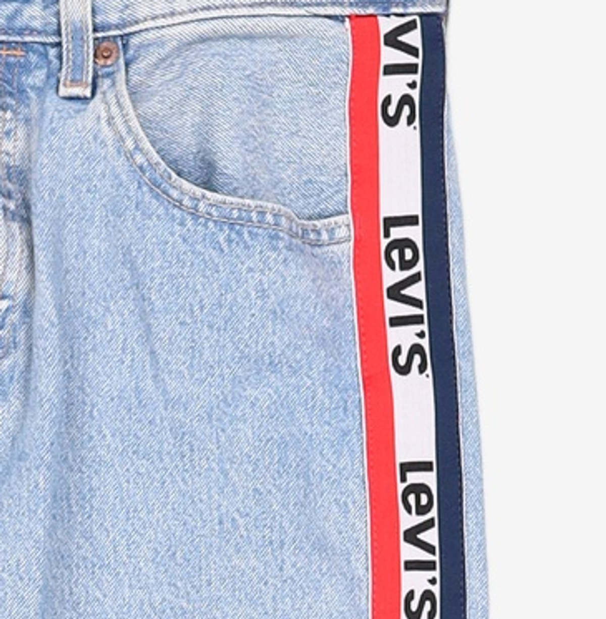 리바이스(LEVI'S) 남성 501 테이퍼드 핏 스트라이프 진_59439-0000 30