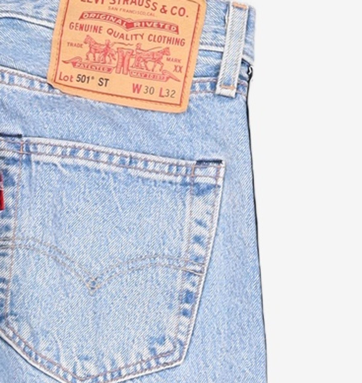 리바이스(LEVI'S) 남성 501 테이퍼드 핏 스트라이프 진_59439-0000 30