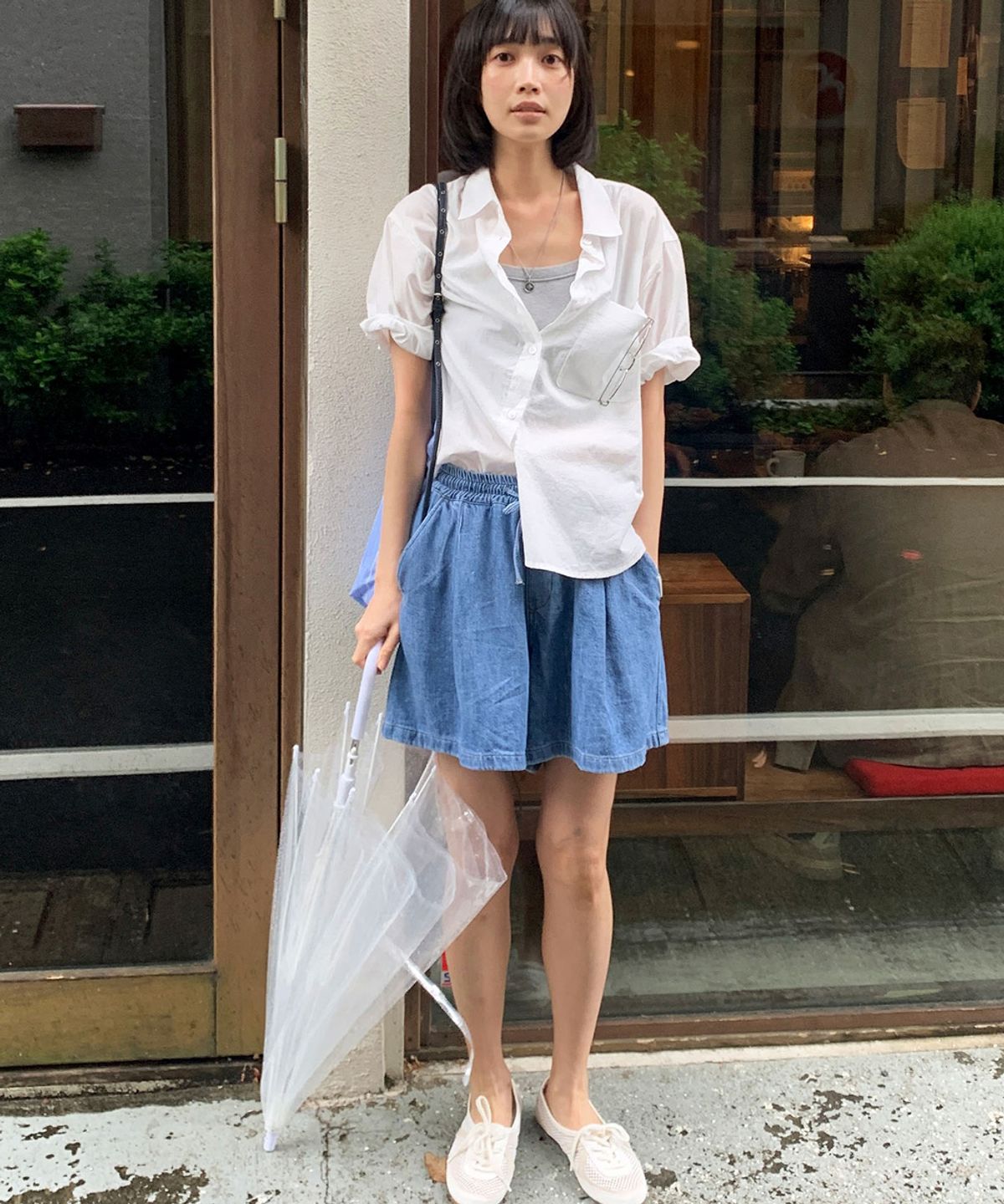 마롭(MALOUPE) 9206 경량 하프 데님 팬츠 (2 COLORS)