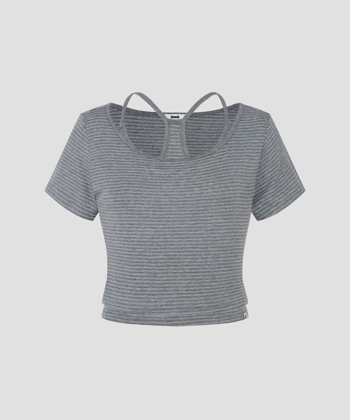 콘치웨어(CONCHWEAR) 스트라이프 레이어드 나시 티셔츠 세트 (3colors)