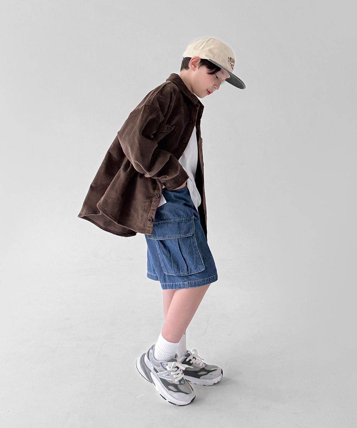 베리클로젯(BERRYCLOSET) 프라임 버뮤다 데님 팬츠