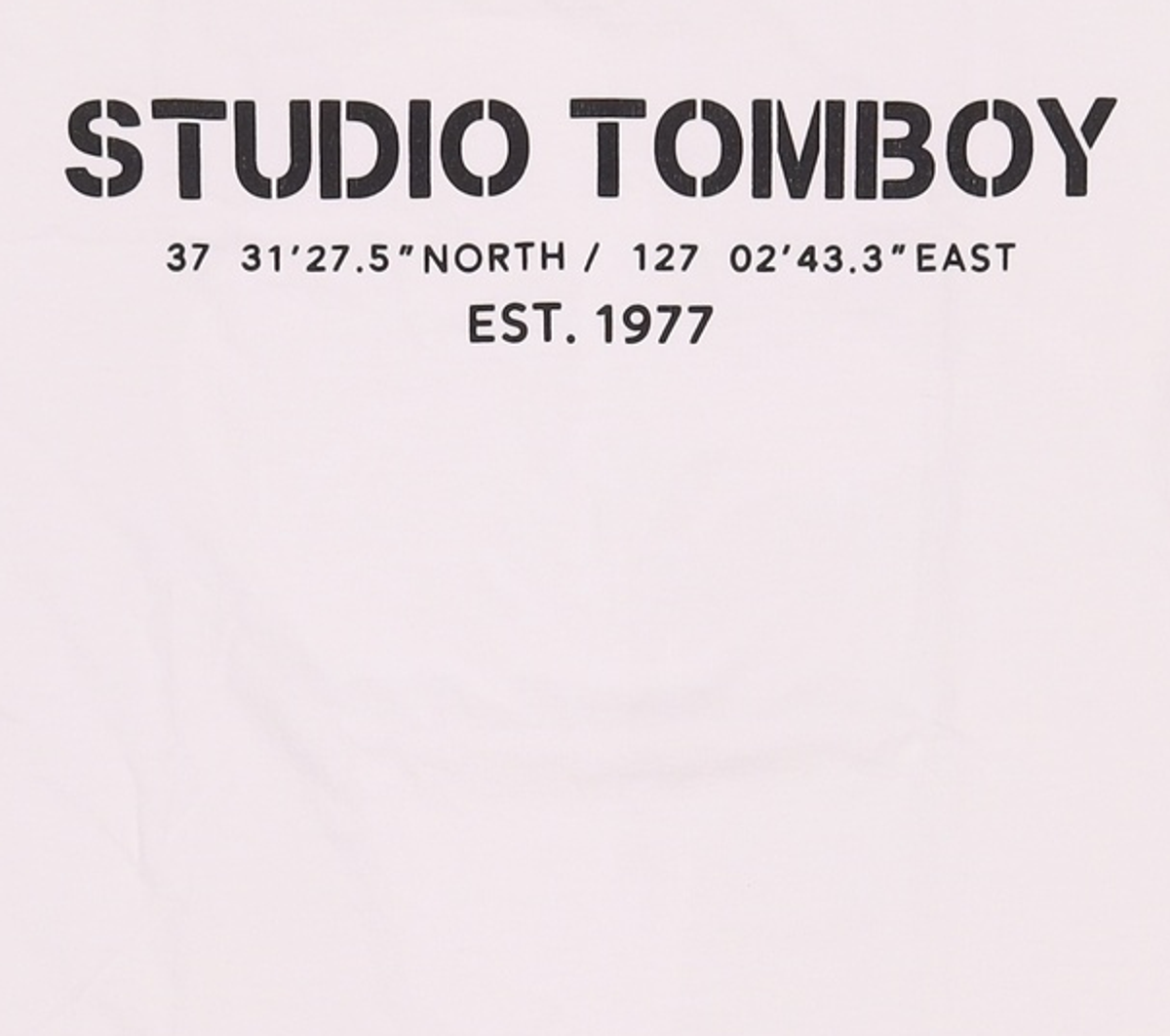스튜디오 톰보이(STUDIO TOMBOY) 반소매 티셔츠 ONE SIZE