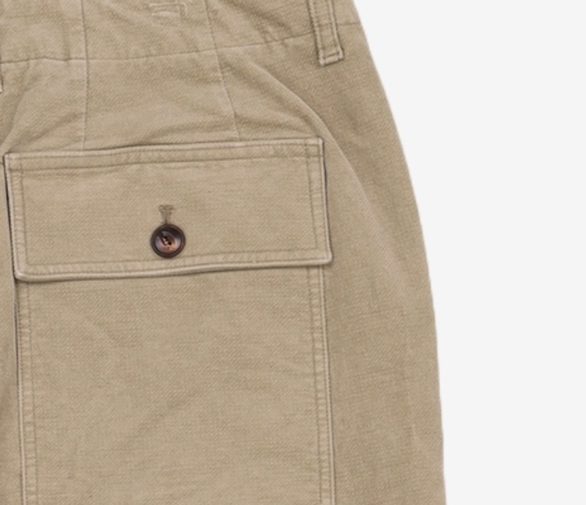 시프트지(SHIFT.G) Semi Wide Big Twill Fatigue Pants  Khaki 92