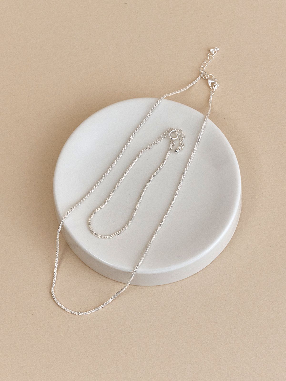 헤이(HEI) simple sparkle chain bracelet