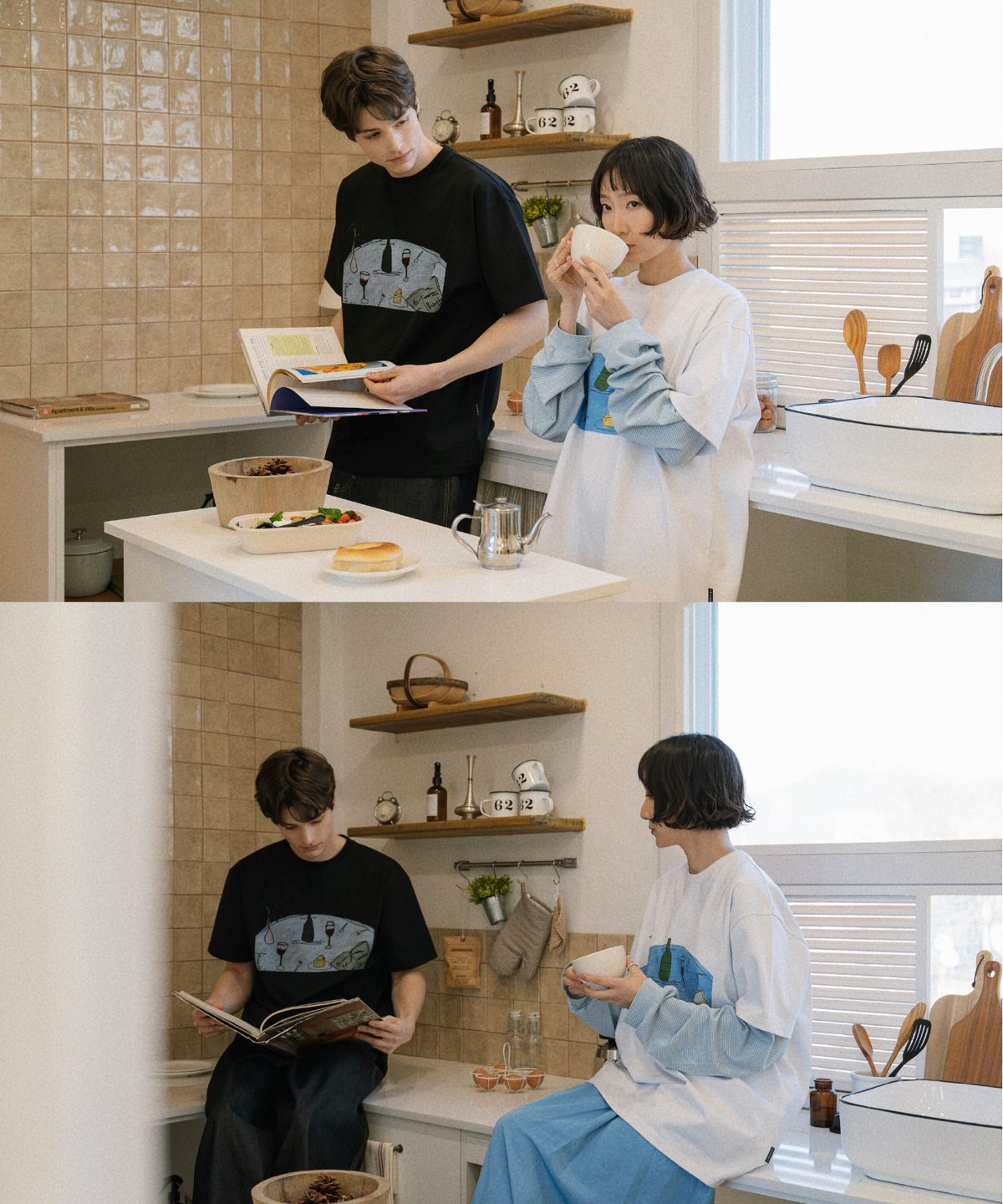 른넷(LEUNNET) 라스트 와인 티셔츠 (Last Wine T-shirts) / Black