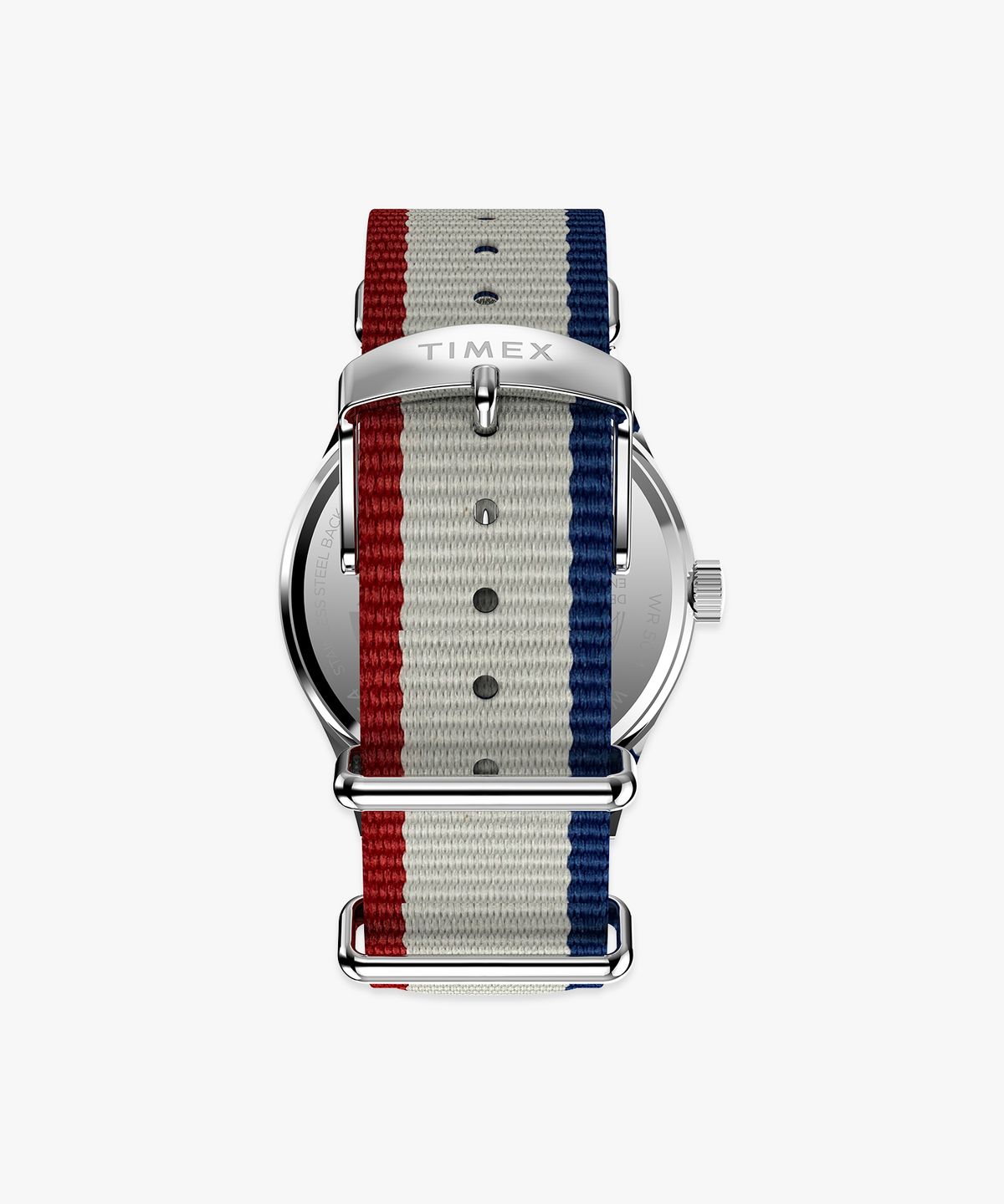 타이맥스(TIMEX) 위켄더 뉴잉글랜드 스트라이프 슬립스루 스트랩 손목시계 39mm