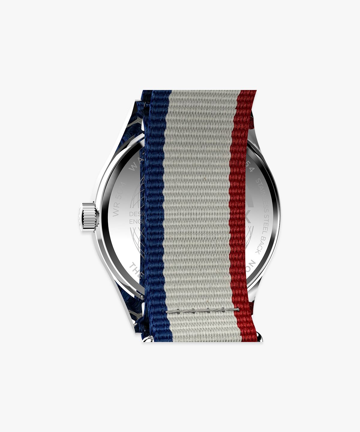 타이맥스(TIMEX) 위켄더 뉴잉글랜드 스트라이프 슬립스루 스트랩 손목시계 39mm