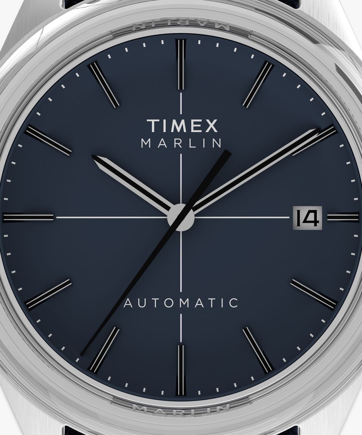 타이맥스(TIMEX) 멀린 젯 오토매틱 헤잘라이트 클래식 네이비 손목시계 38mm