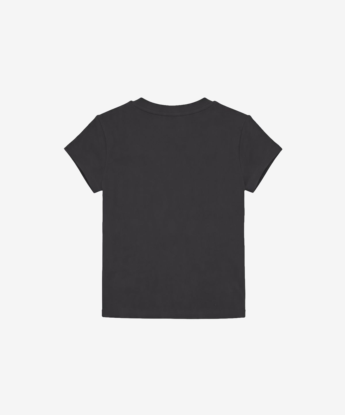 블랙 퍼플(BLACK PURPLE) 글리터 플로우 반팔티_차콜 Glitter Flow Tee_Charcoal