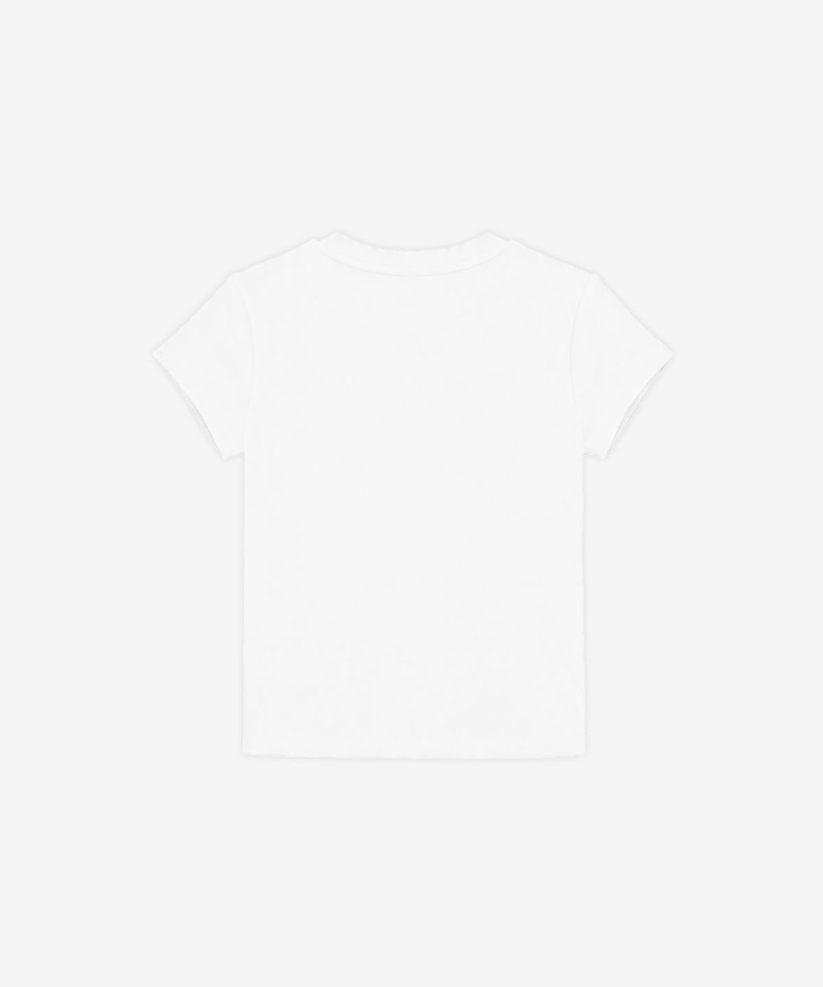 블랙 퍼플(BLACK PURPLE) 글리터 플로우 반팔티_화이트 Glitter Flow Tee_White