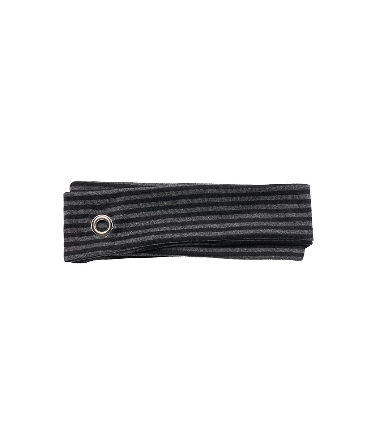 로타입(ROUGHTYPE) Double Stripe Hairband - Black