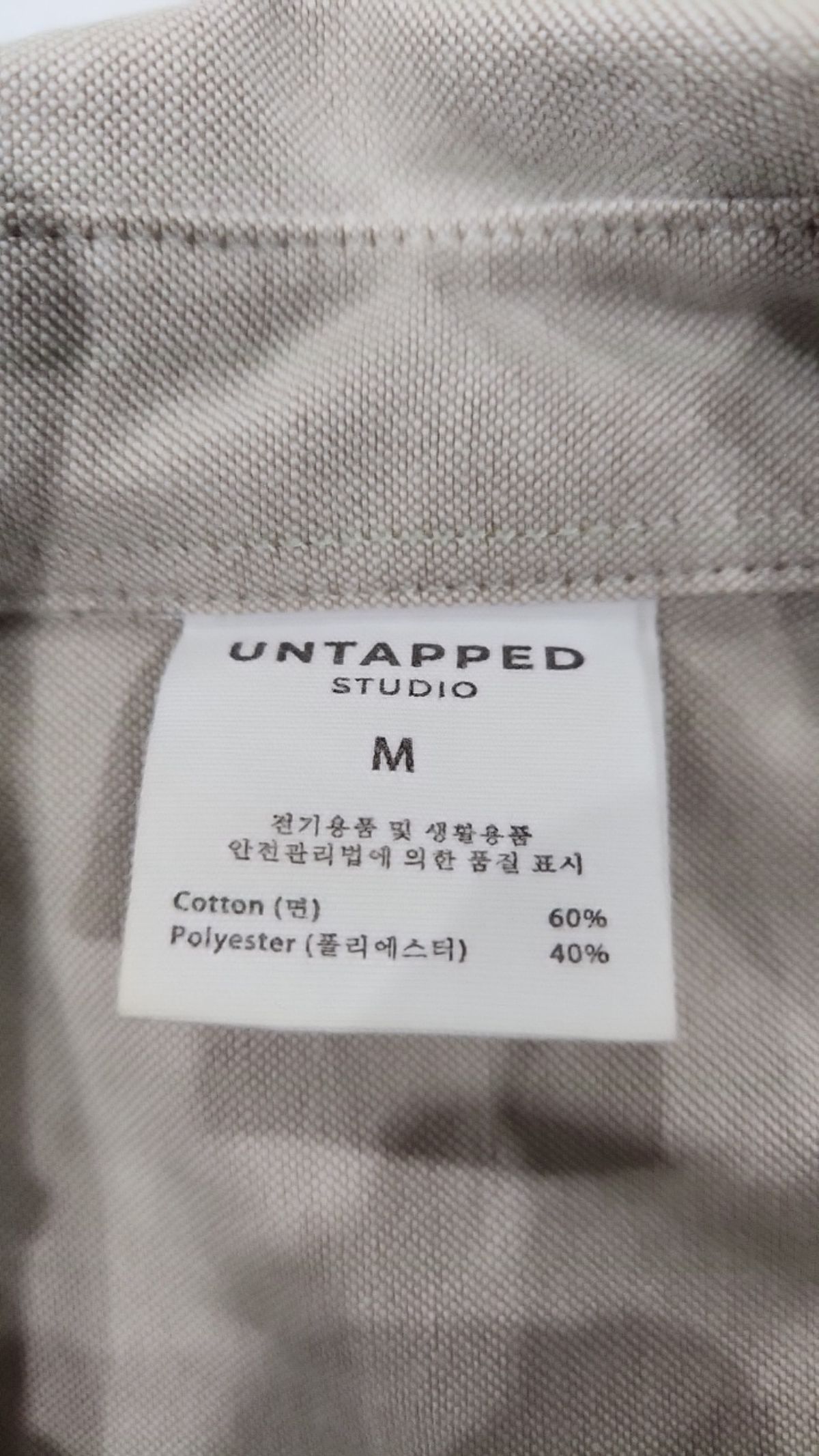 언탭트 스튜디오(UNTAPPED STUDIO) 캐주얼 셔츠 M
