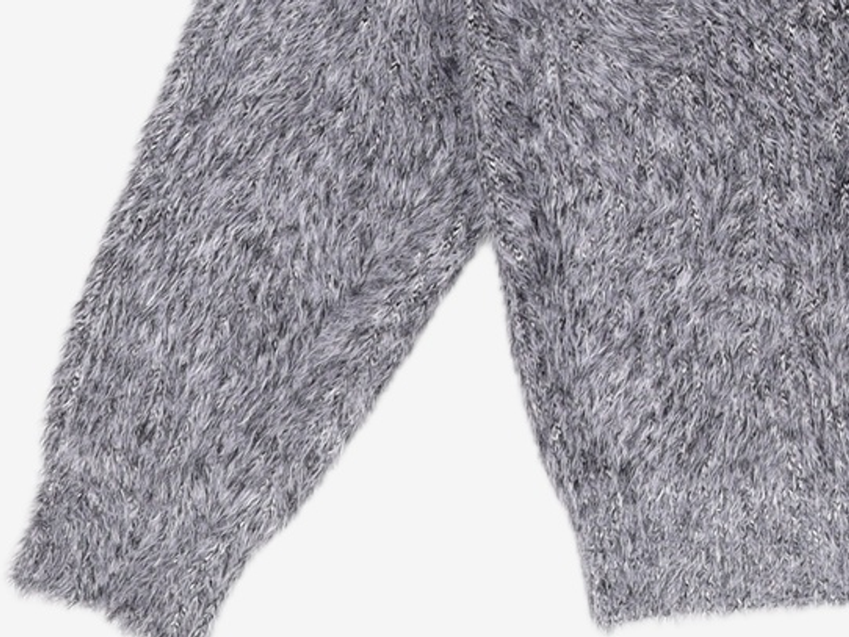 노매뉴얼(NOMANUAL) (시그니처종료)CROPPED HAIRY KNIT - 5 COLOR M