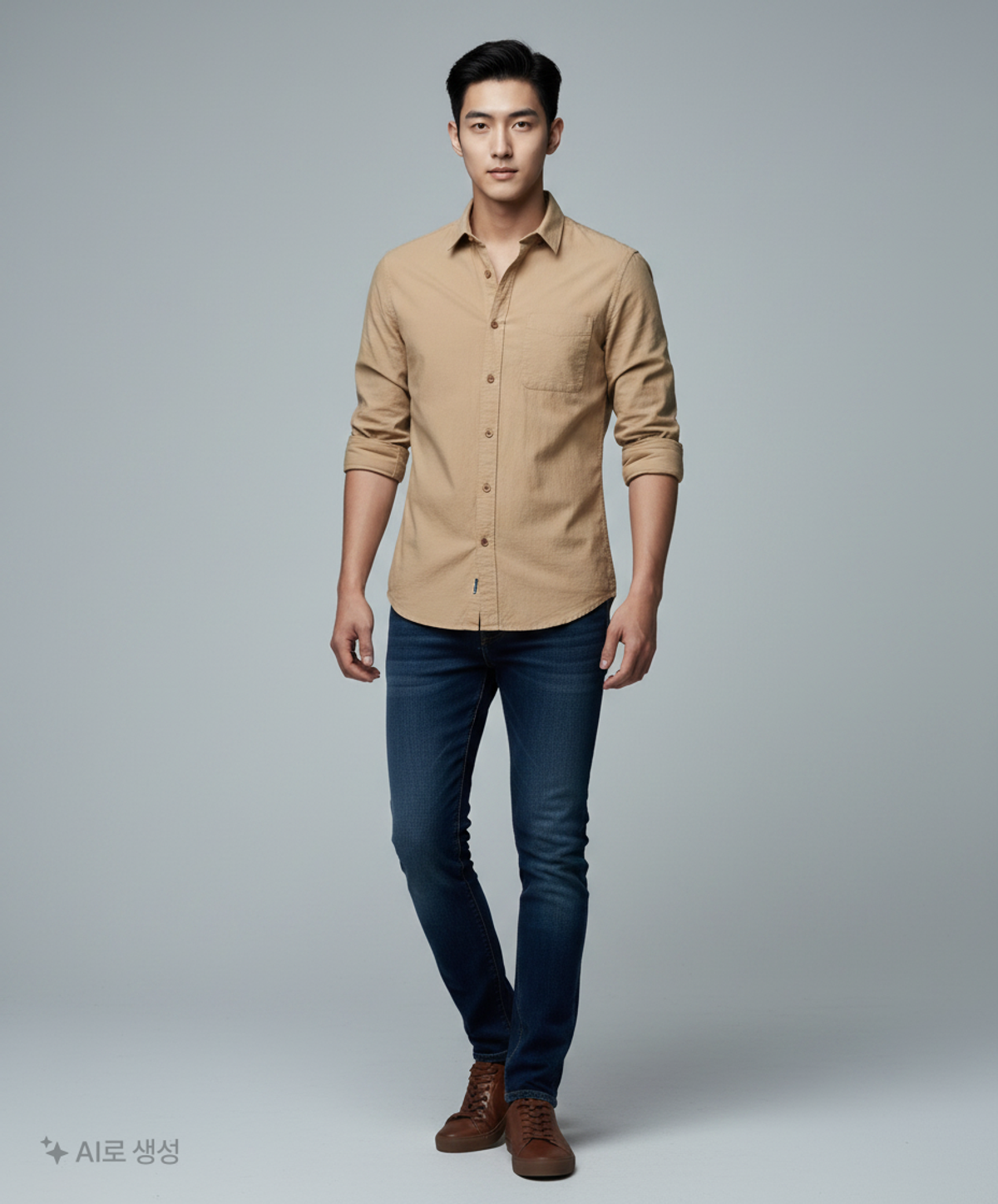 유니클로(UNIQLO) 캐주얼 셔츠 L