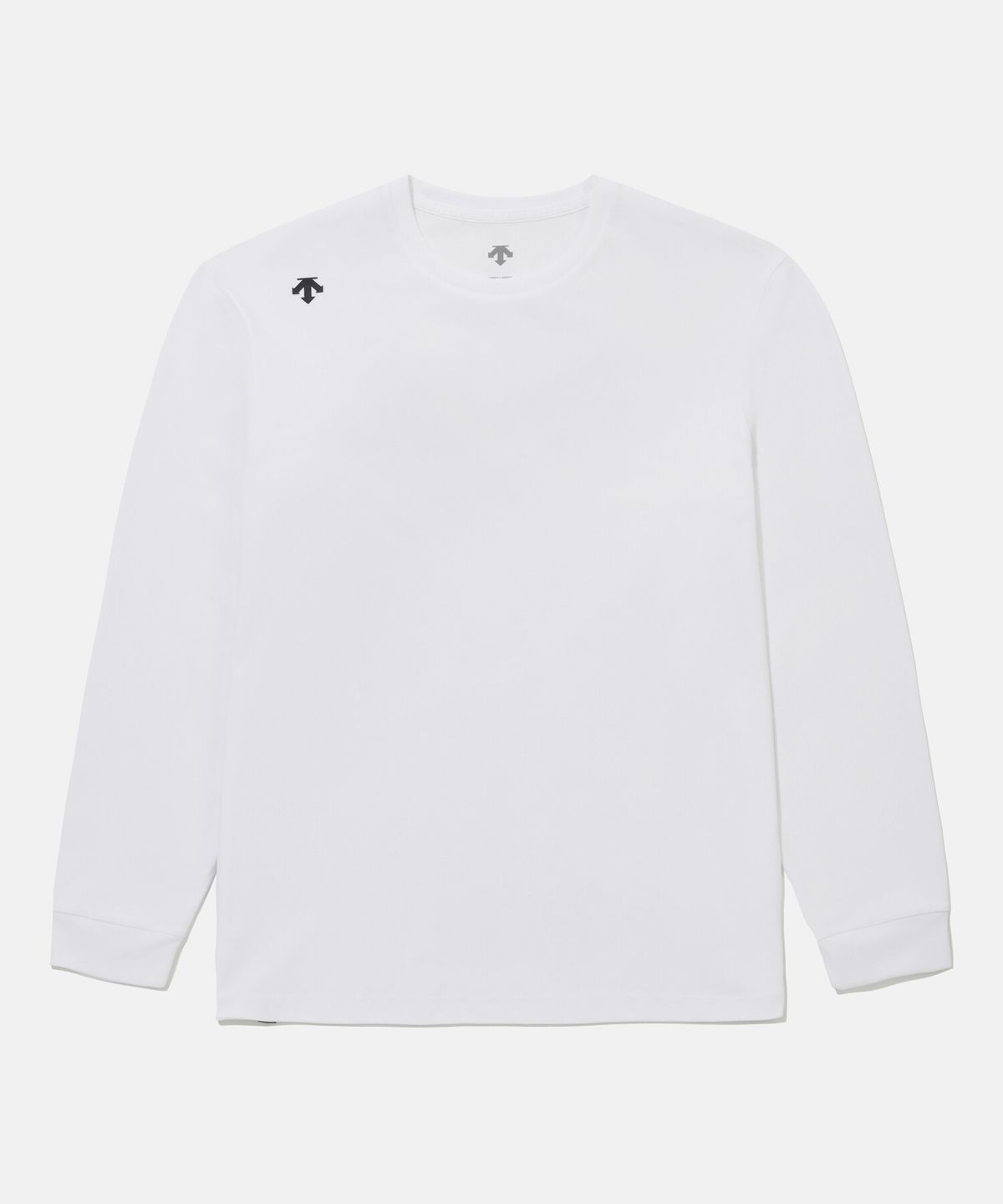 데상트(DESCENTE) 무브먼트 소로나쿨 오버핏 긴팔 티셔츠 화이트 SR323UTL72