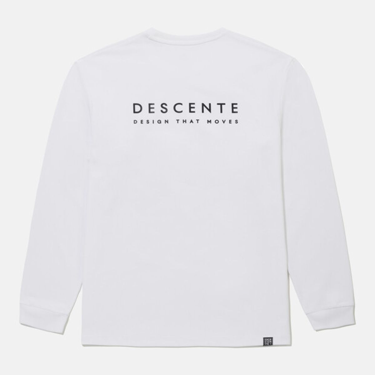 데상트(DESCENTE) 무브먼트 소로나쿨 오버핏 긴팔 티셔츠 화이트 SR323UTL72