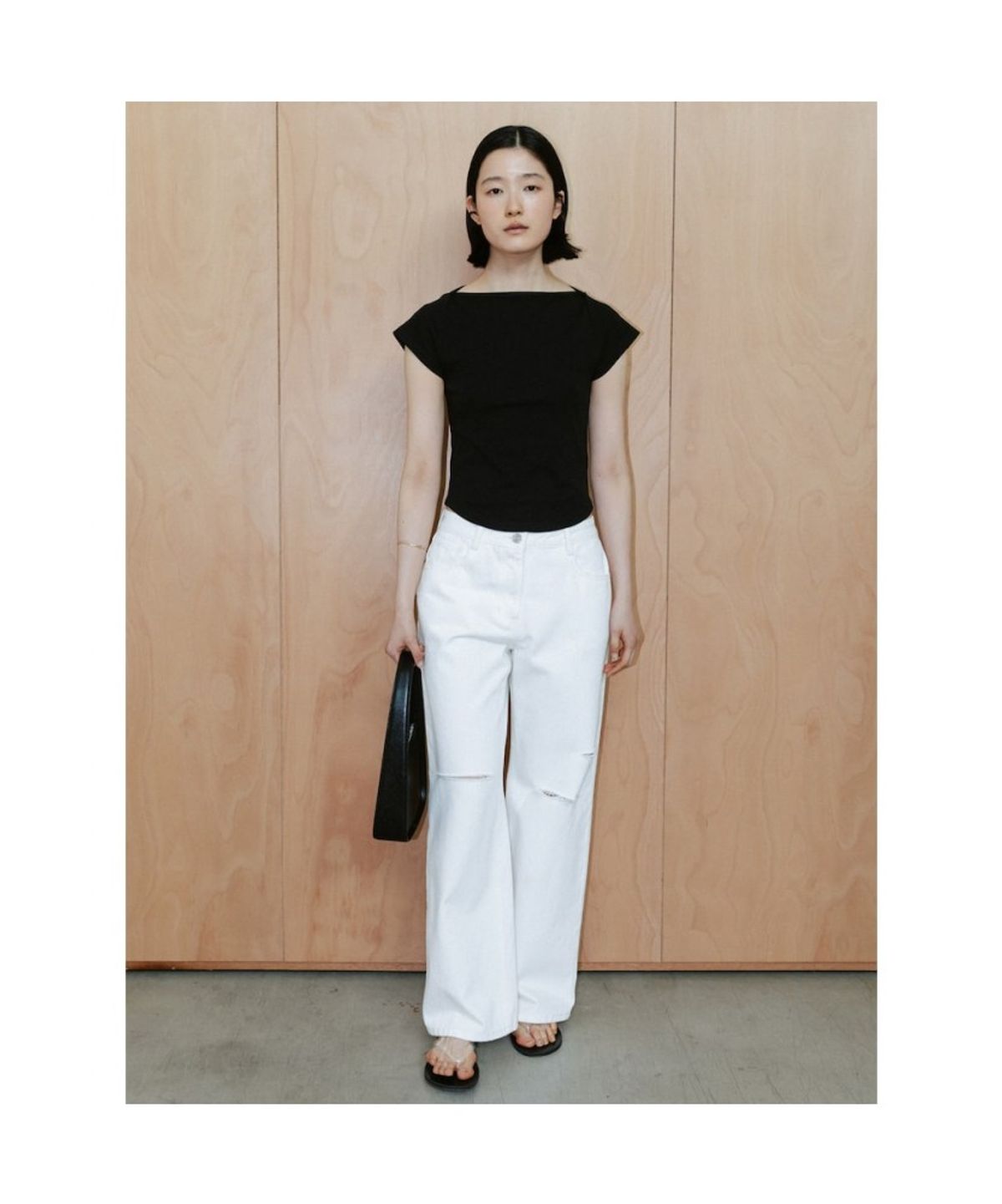 디애퍼처(THE APERTURE) Senago Top  Black (TA6442A045)
