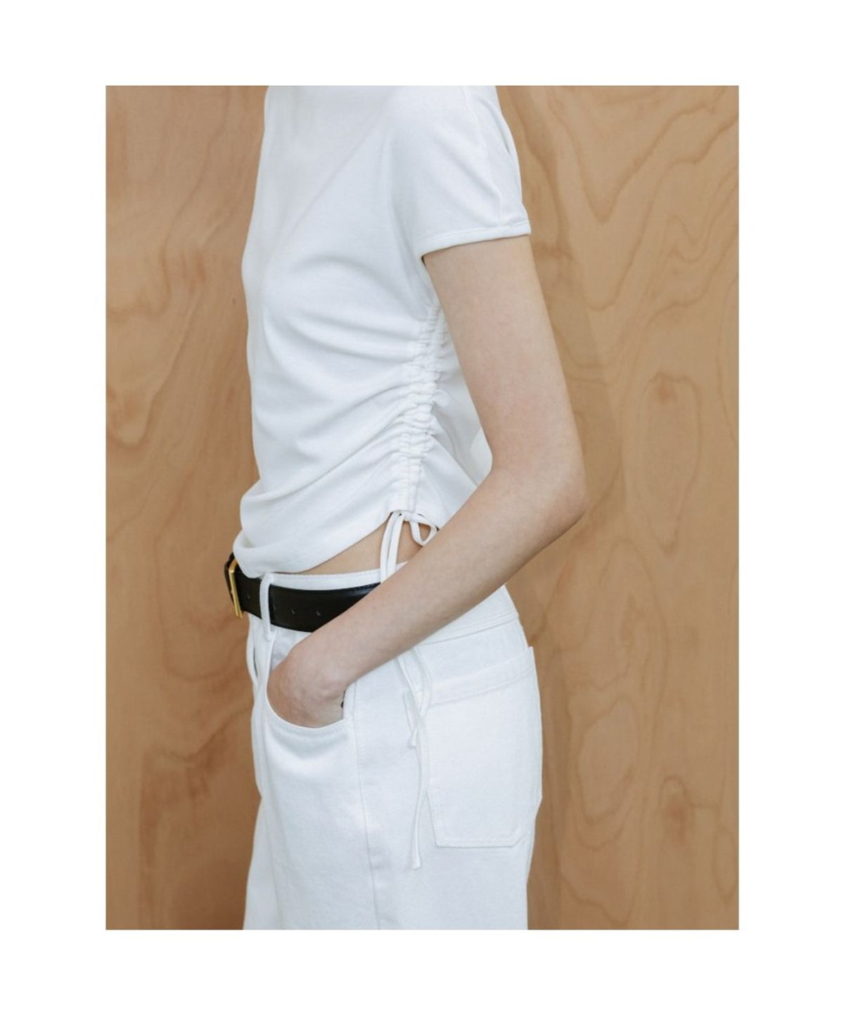 디애퍼처(THE APERTURE) Senago String Top  White (TA6442A031)