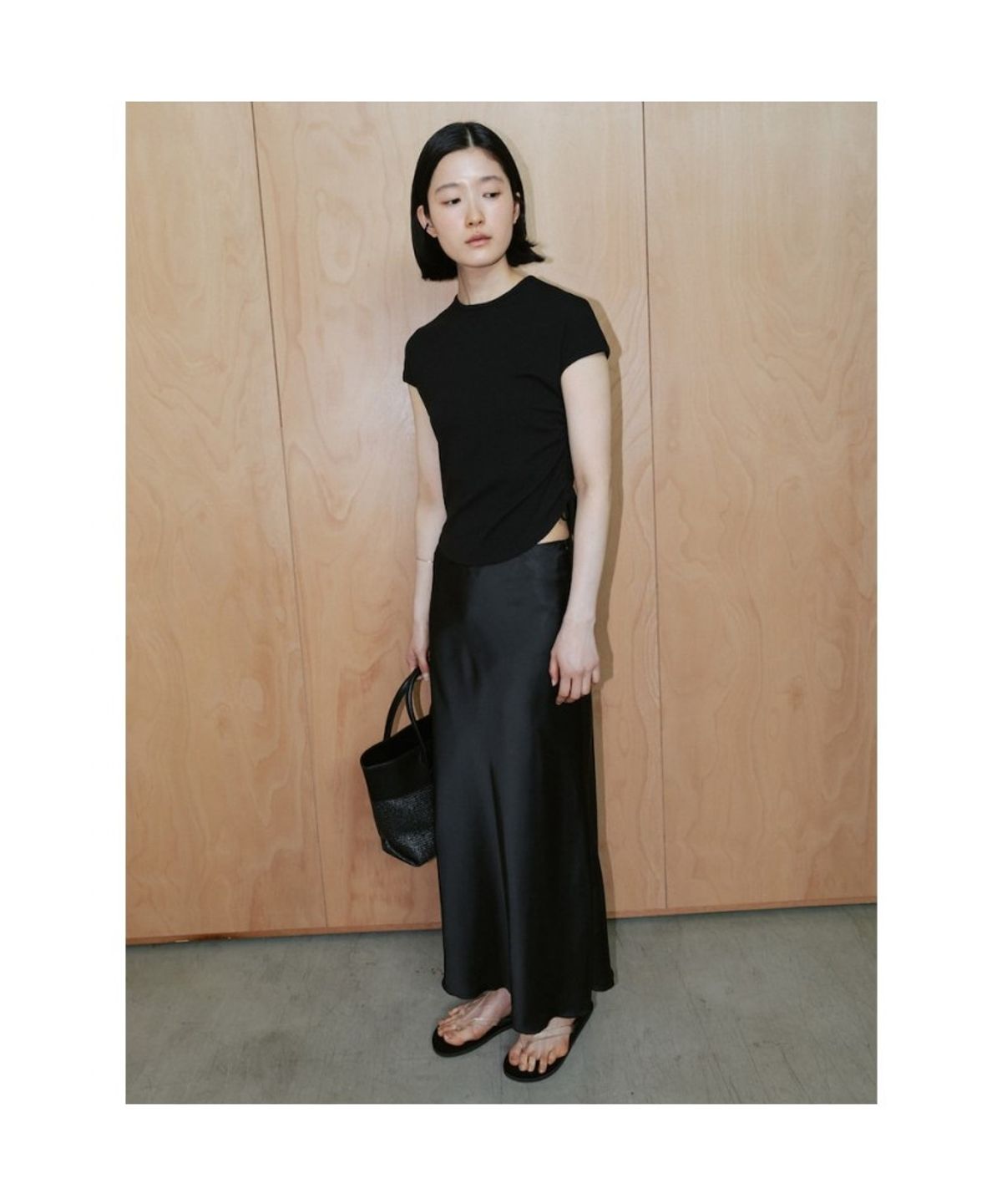 디애퍼처(THE APERTURE) Senago String Top  Black (TA6442A035)