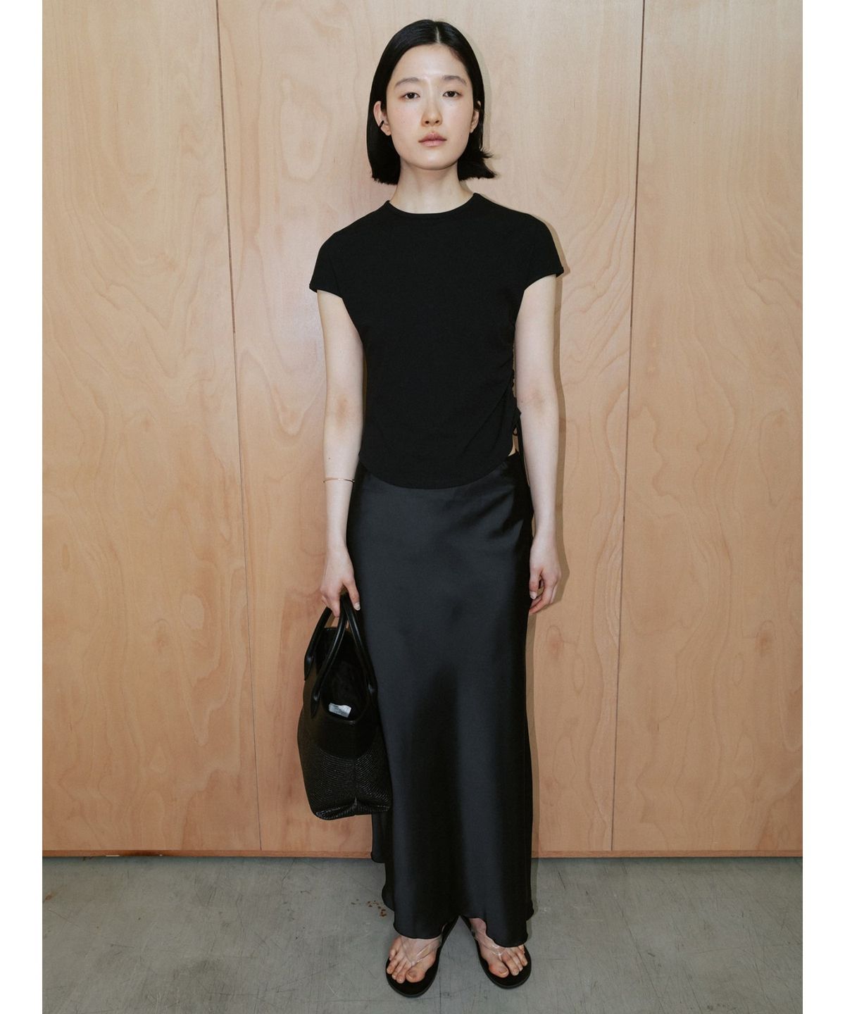 디애퍼처(THE APERTURE) Senago String Top  Black (TA6442A035)