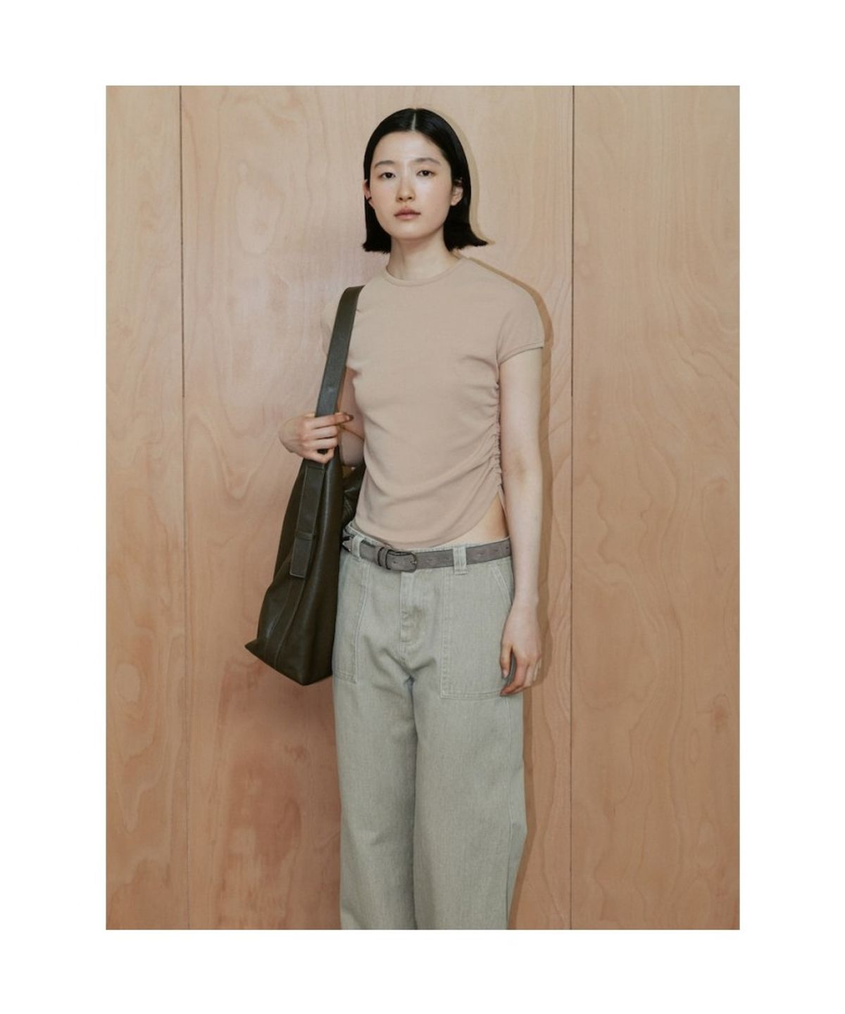 디애퍼처(THE APERTURE) Senago String Top  Beige (TA6442A03A)