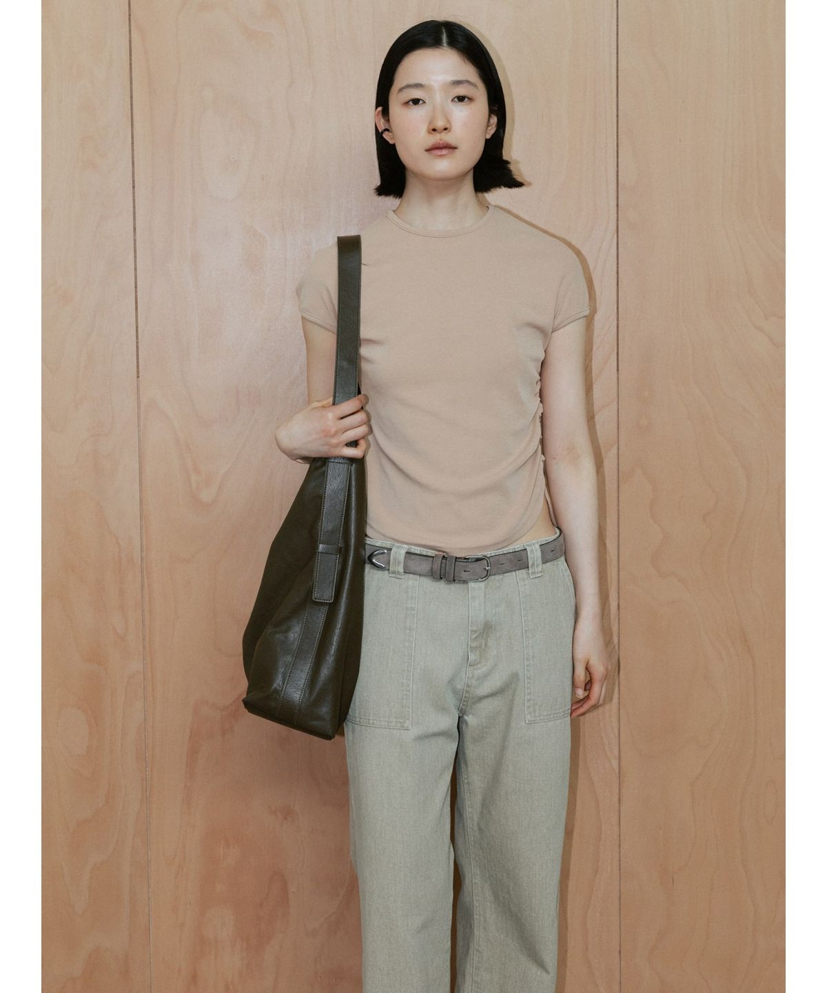 디애퍼처(THE APERTURE) Senago String Top  Beige (TA6442A03A)