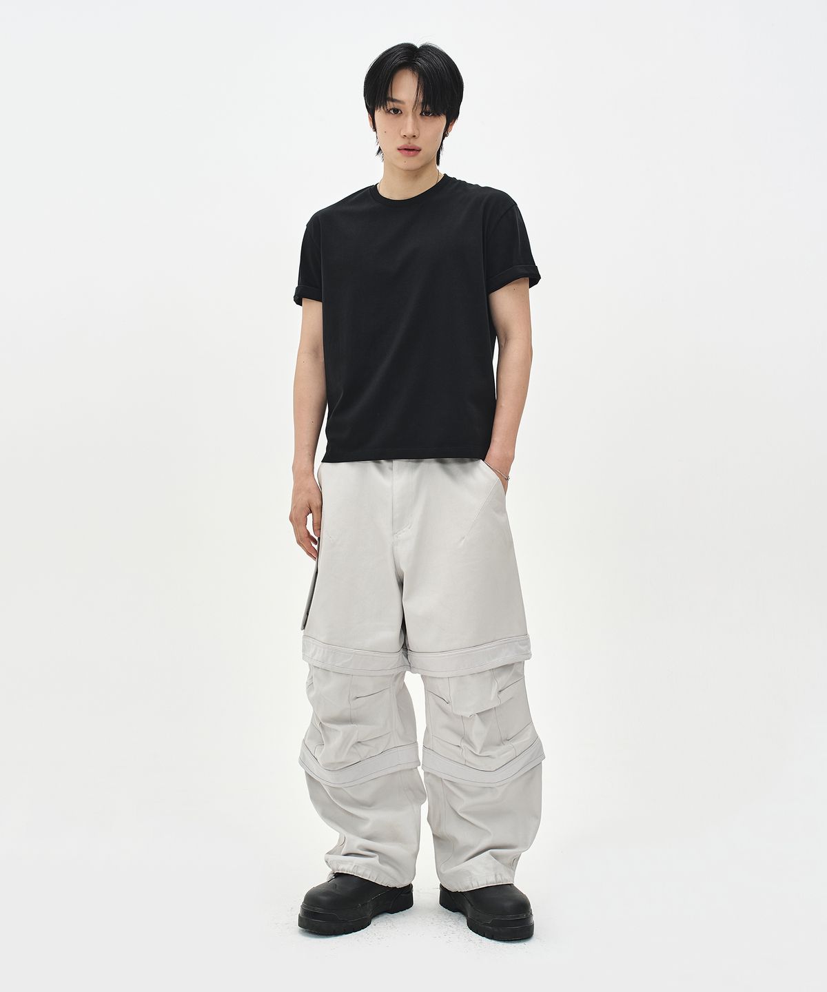 소버먼트(SOVERMENT) 데일리 소프트 체인 스티치 티셔츠[8 Color]
