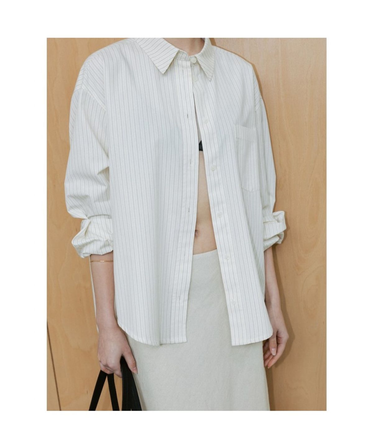 디애퍼처(THE APERTURE) Lombard Shirt  Beige (TA6464A01A)