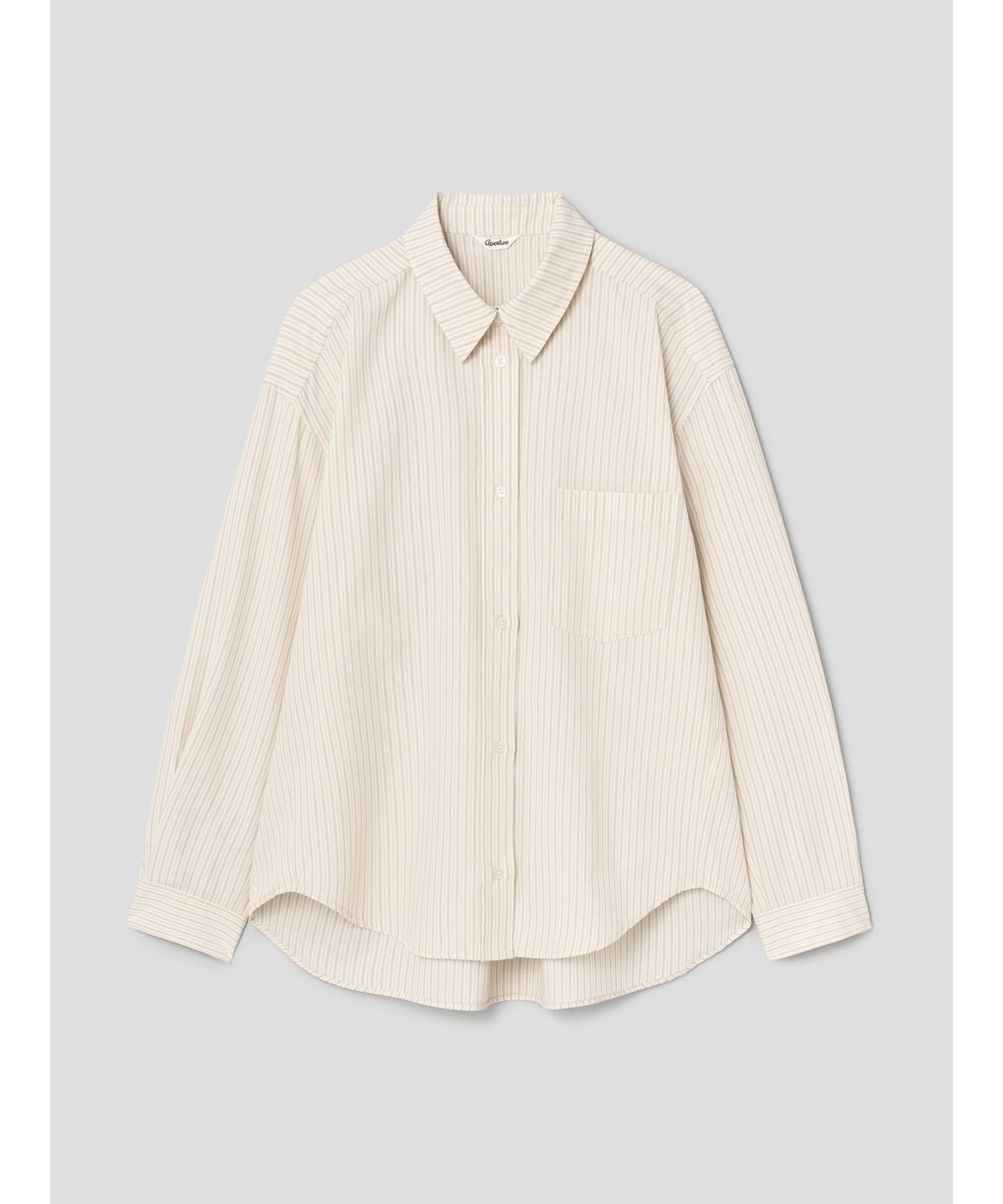 디애퍼처(THE APERTURE) Lombard Shirt  Beige (TA6464A01A)