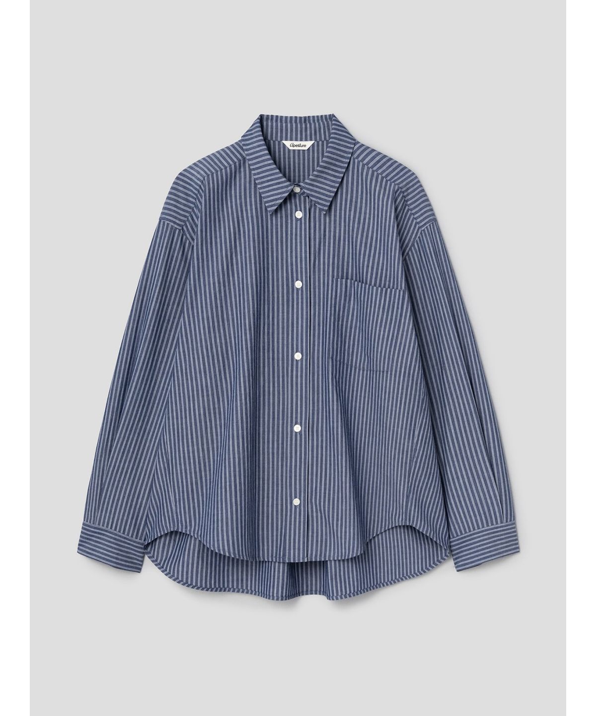 디애퍼처(THE APERTURE) Lombard Shirt  Blue (TA6464A01P)