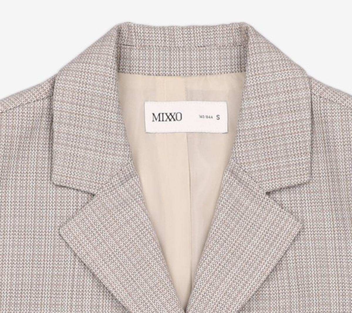 미쏘(MIXXO) 테일러드 싱글 크롭 자켓 MIWJKD301B S