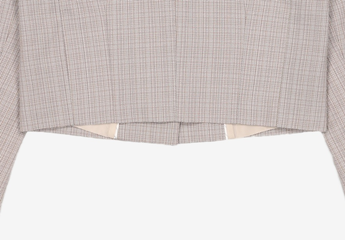 미쏘(MIXXO) 테일러드 싱글 크롭 자켓 MIWJKD301B S