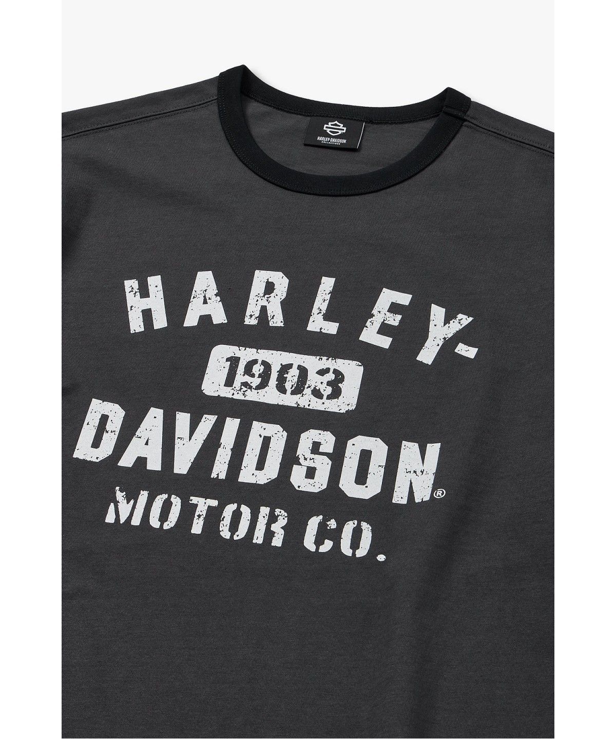 할리데이비슨 컬렉션스®(HARLEY-DAVIDSON COLLECTIONS®) 할리 1903 레터링 링거티 _다크 그레이 HH16111058