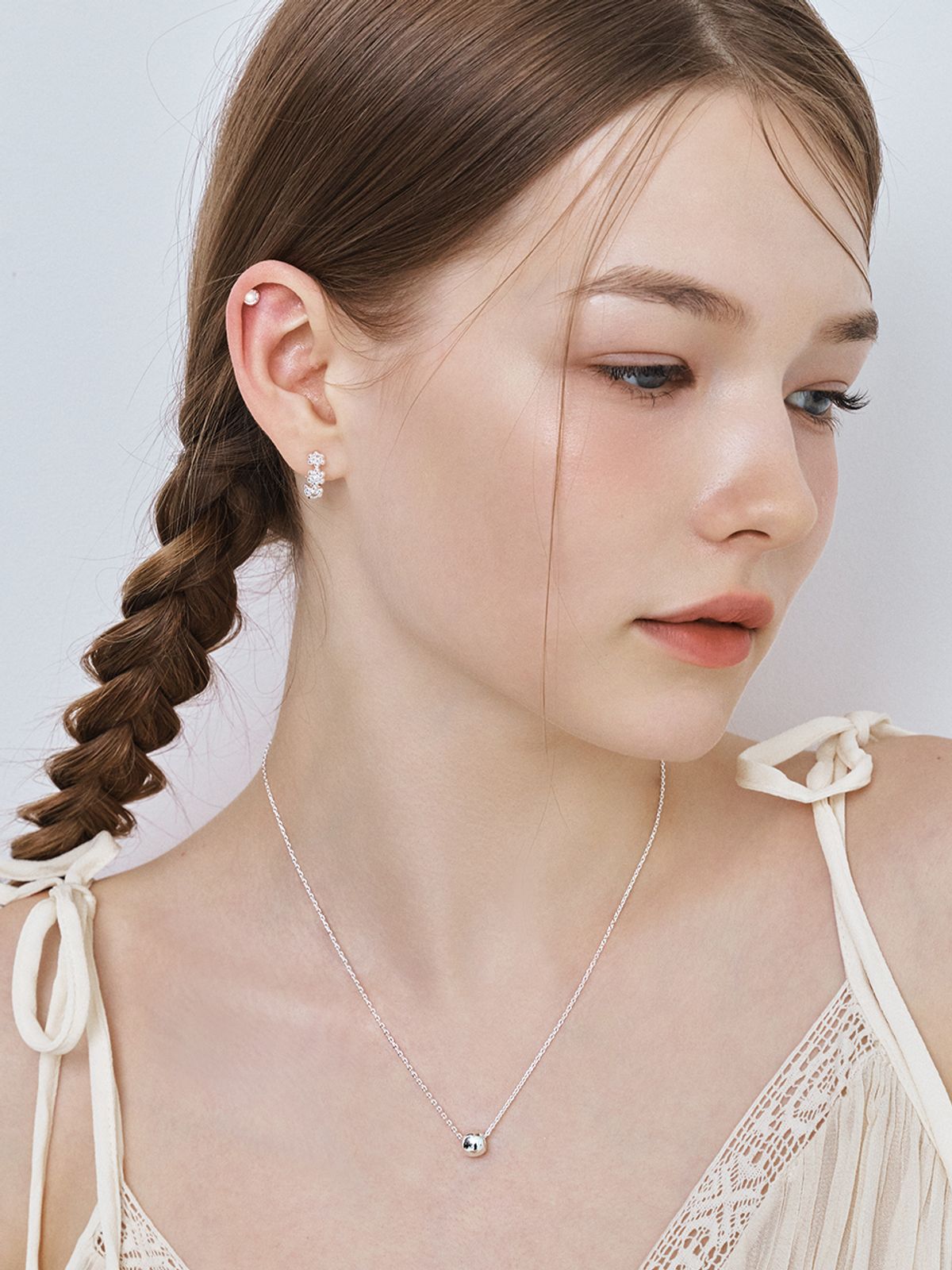 헤이(HEI) small ring pendant necklace