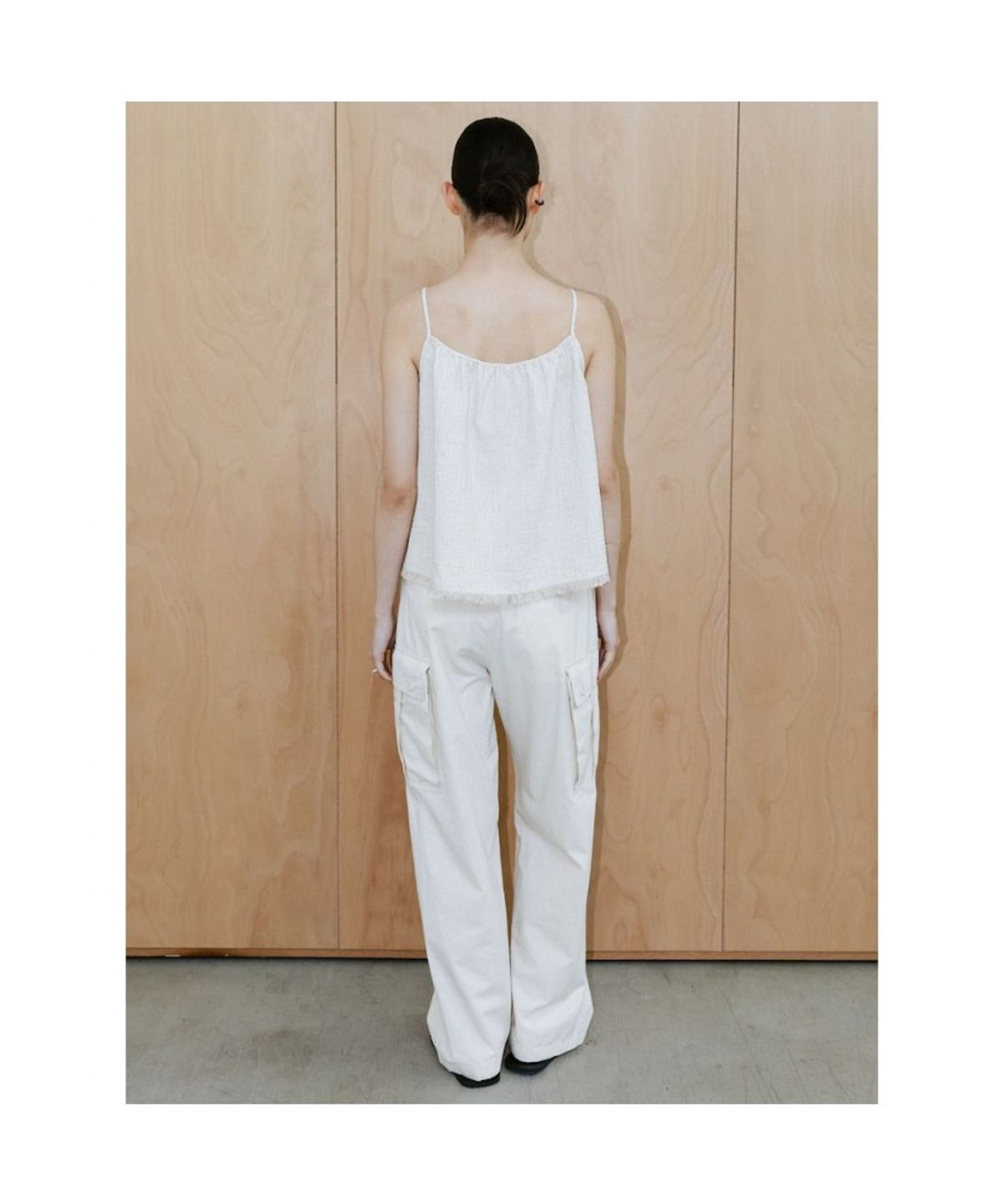 디애퍼처(THE APERTURE) Cotton Baker Pants  Ivory (TA6421A010)