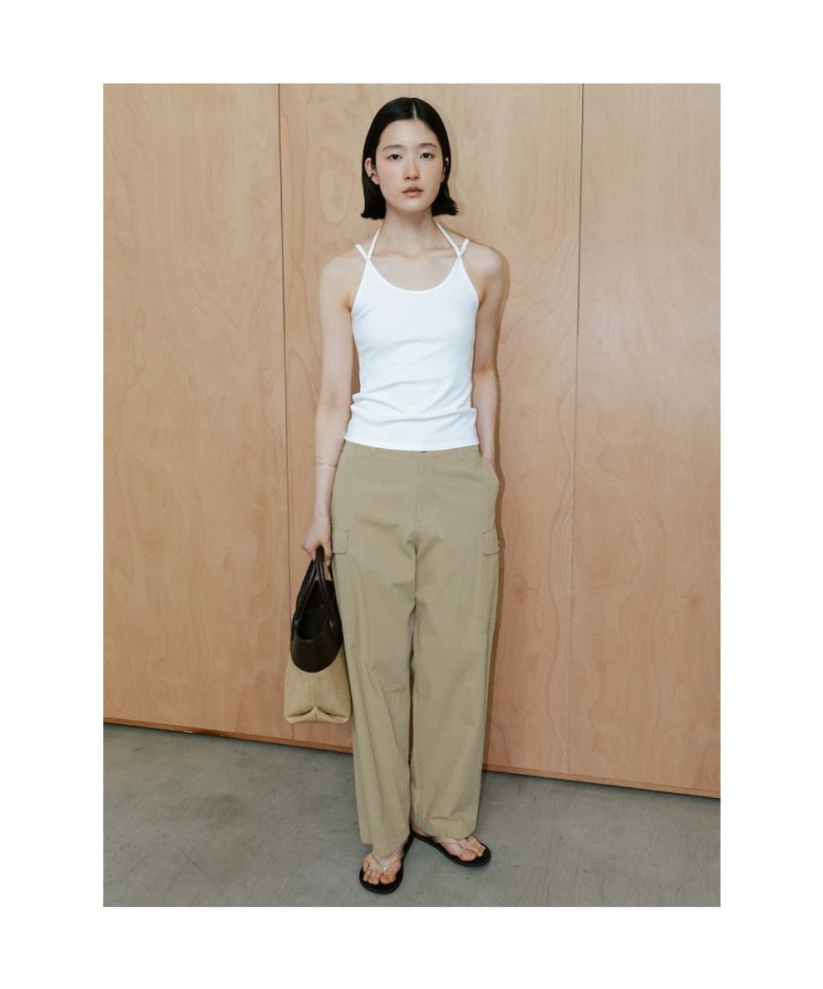디애퍼처(THE APERTURE) Cotton Baker Pants  Beige (TA6421A01A)