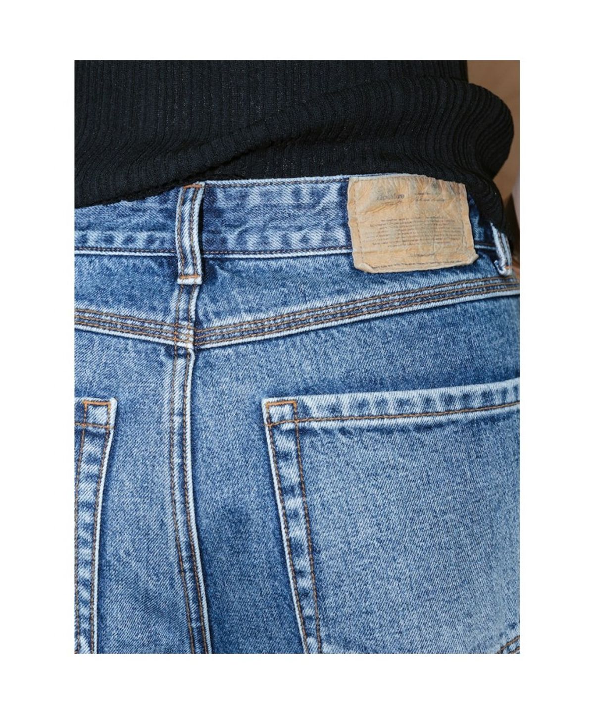 디애퍼처(THE APERTURE) [Unisex]Grandfather Denim Pants  Blue (TA6421A06P)