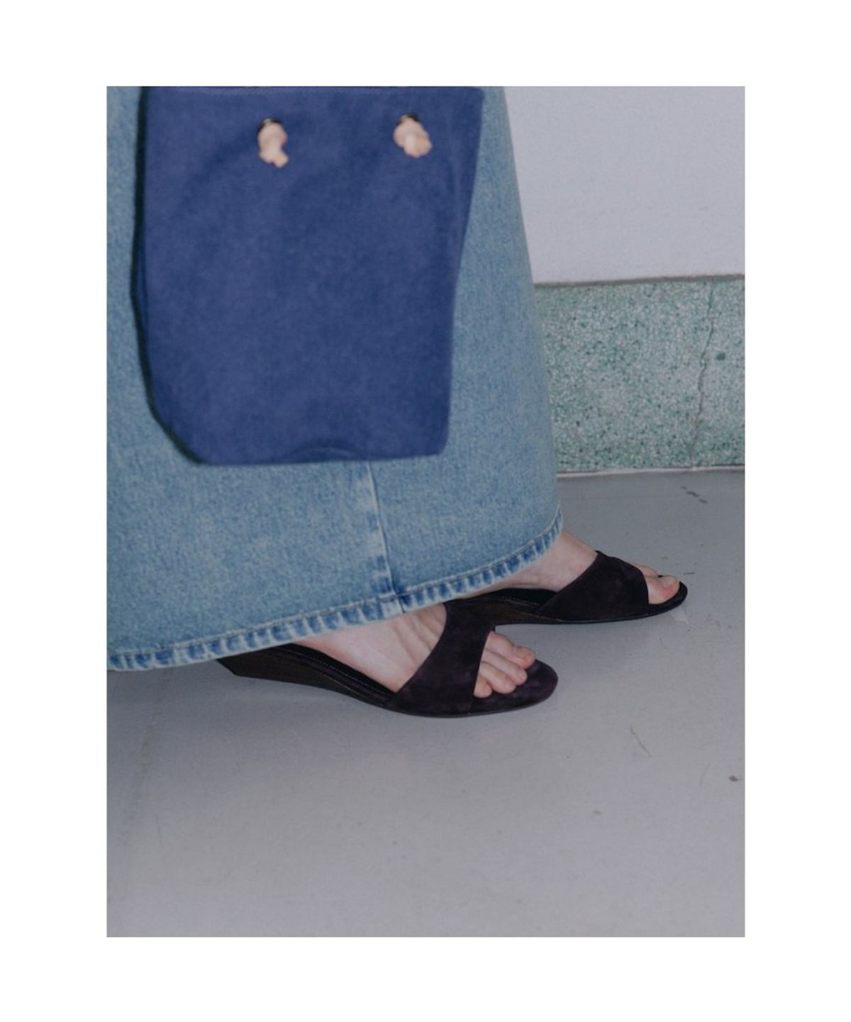 디애퍼처(THE APERTURE) 90s Wedge Sandal  Brown (TA67K2A01D)