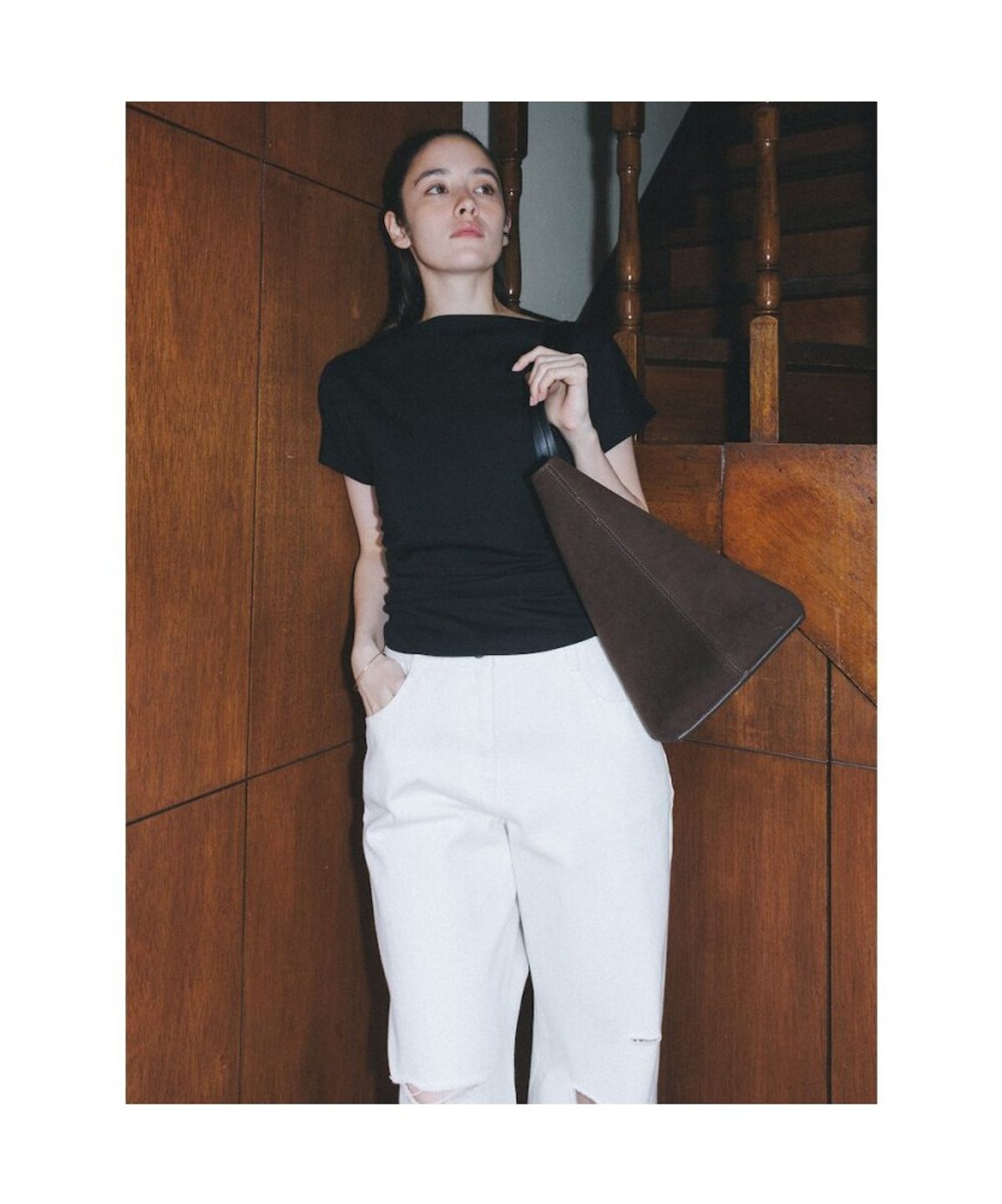디애퍼처(THE APERTURE) Vaso Bag  Brown (TA67D4A03D)