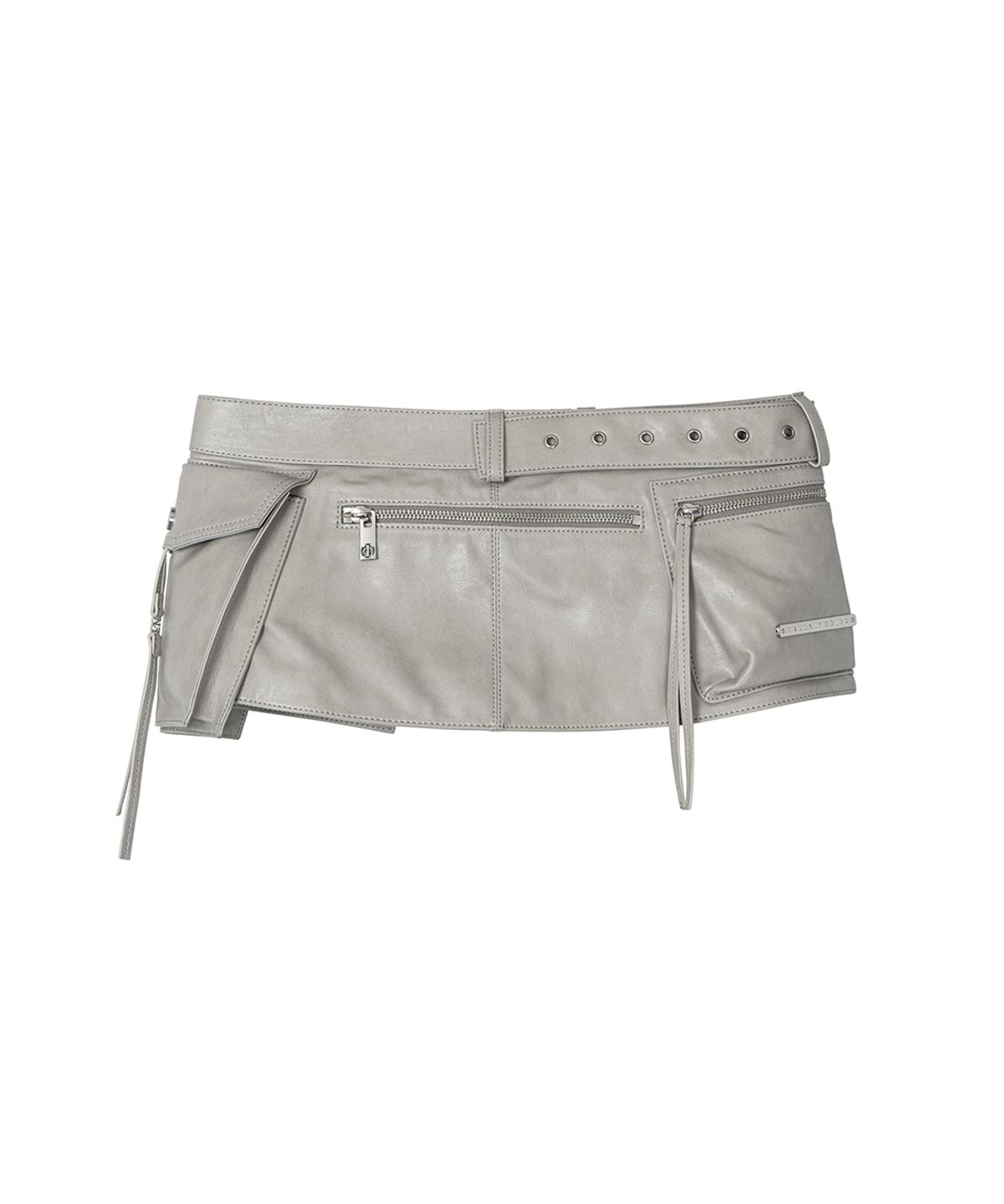 트리밍버드(TREEMINGBIRD) Multi-Pocket Waist Belt [ Light Gray ]