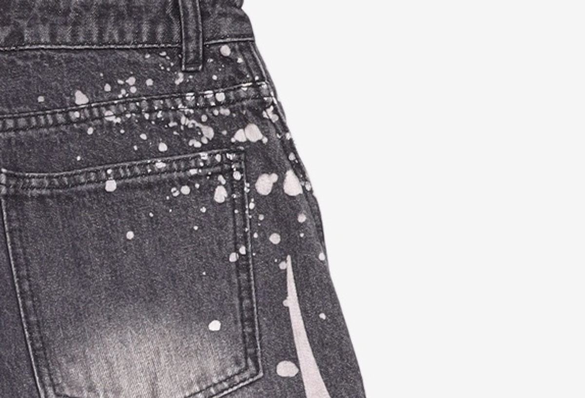 레더리(LEATHERY) 청/데님 팬츠 L