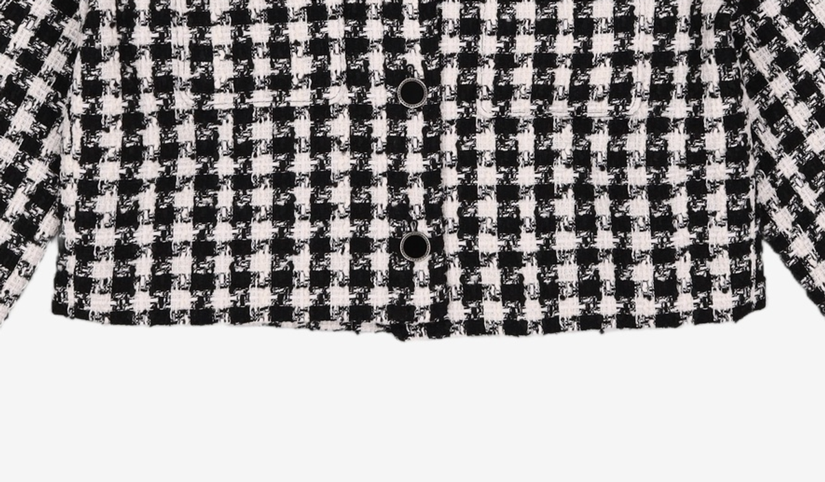 미쏘(MIXXO) 지도리패턴 트위드자켓 MIWJKCT15C M