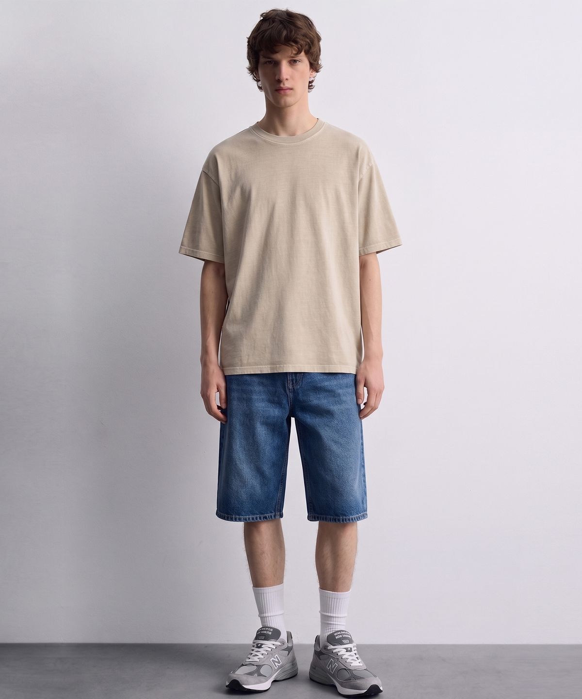 디 그랜드 마틴(DE GRAND MATIN) Pigment Dyed Relaxed Over-fit T-shirt