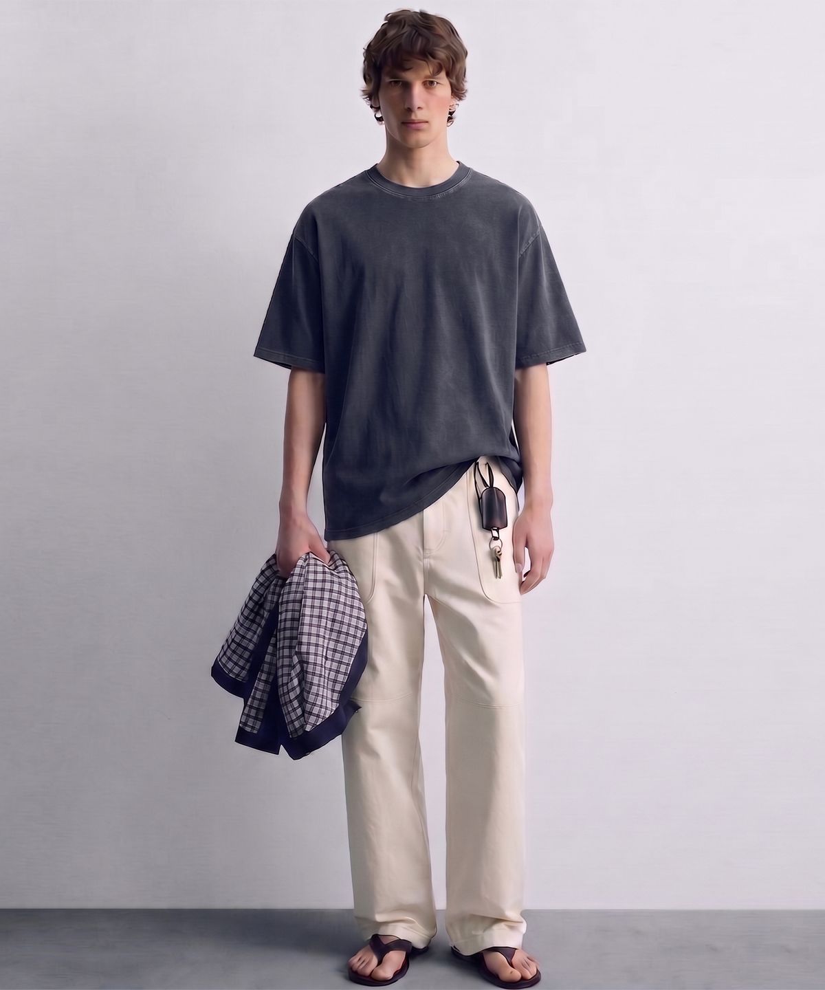 디 그랜드 마틴(DE GRAND MATIN) Pigment Dyed Relaxed Over-fit T-shirt
