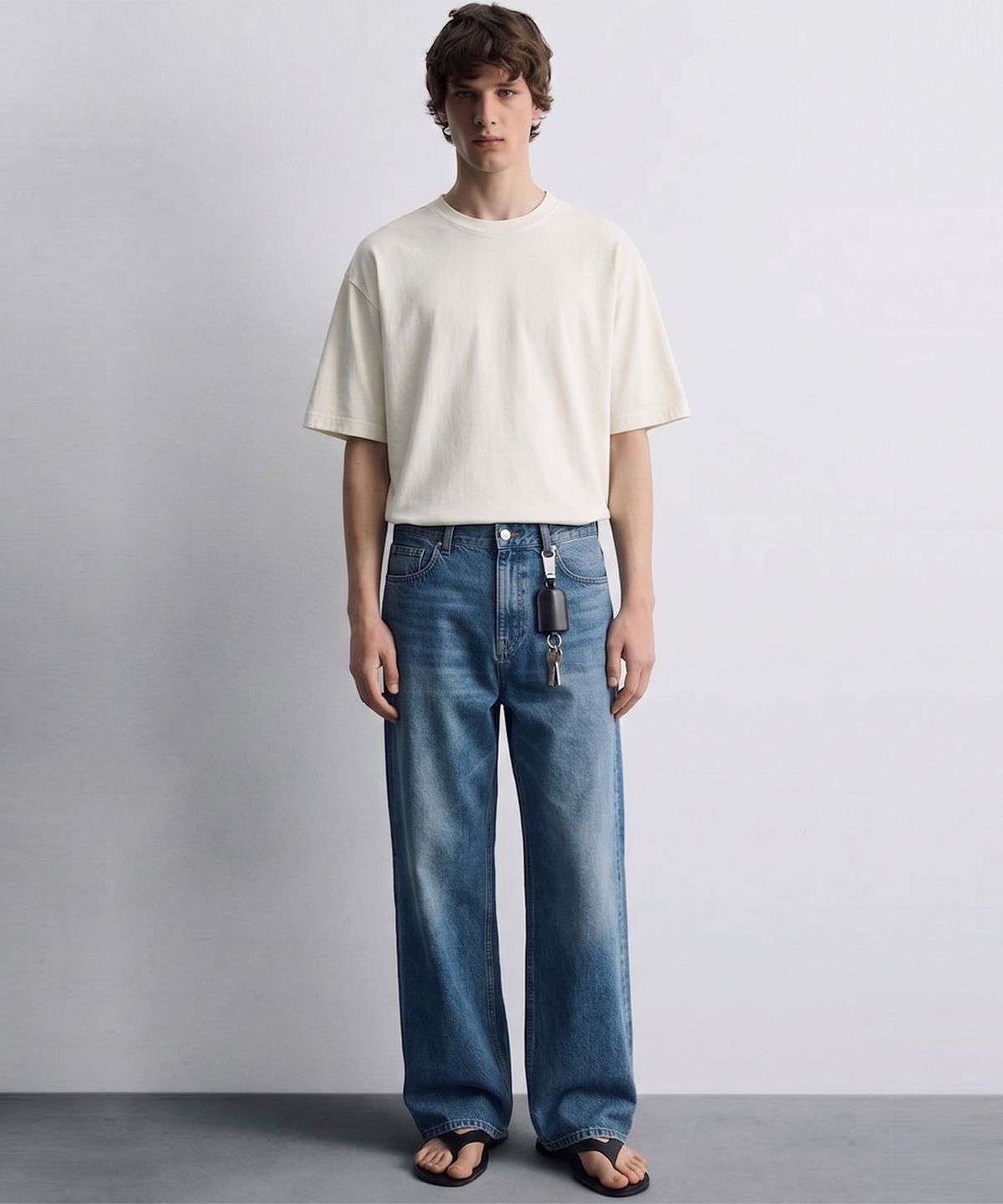 디 그랜드 마틴(DE GRAND MATIN) Pigment Dyed Relaxed Over-fit T-shirt