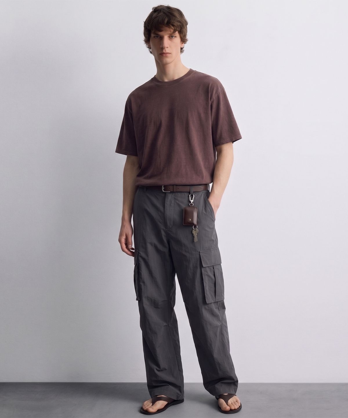 디 그랜드 마틴(DE GRAND MATIN) Pigment Dyed Relaxed Over-fit T-shirt