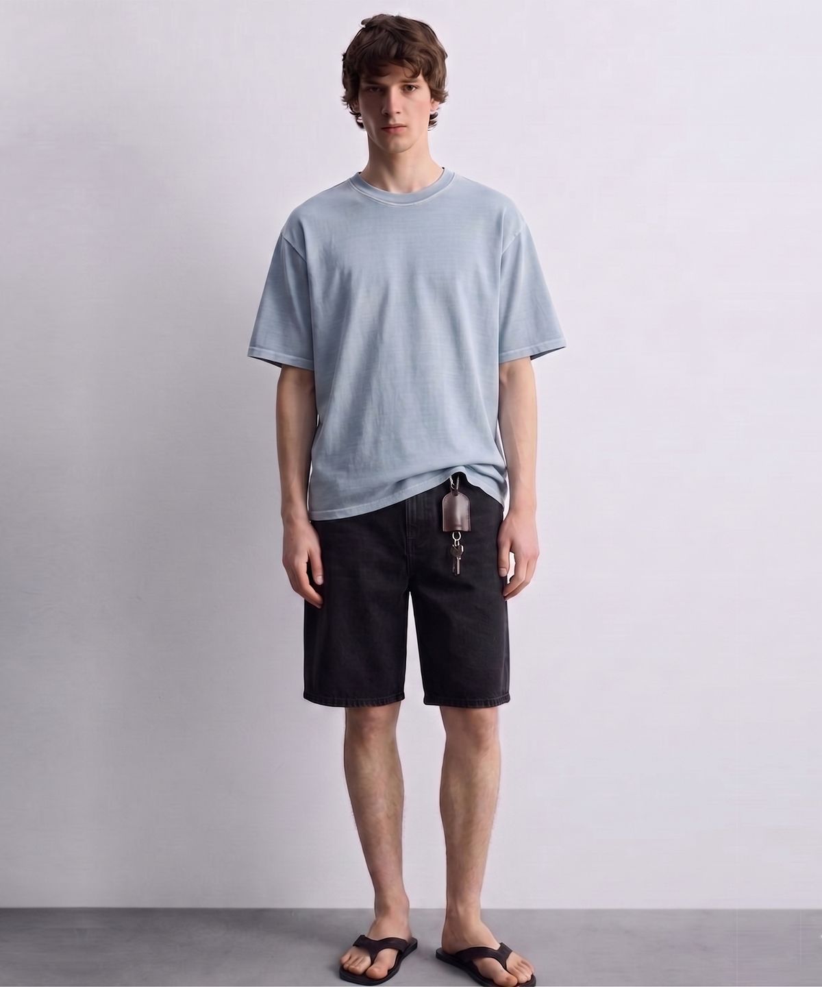 디 그랜드 마틴(DE GRAND MATIN) Pigment Dyed Relaxed Over-fit T-shirt